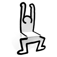 Vilac Dřevěná židle Keith Haring bílá