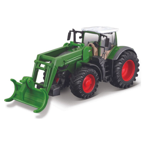 Bburago 2020 Bburago 10 cm Farm Tractor with front loader - Fendt 1050 Vario + logging Grab