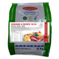 Bardog Hypoalergenní granule Venison Potato 19/10 4 kg