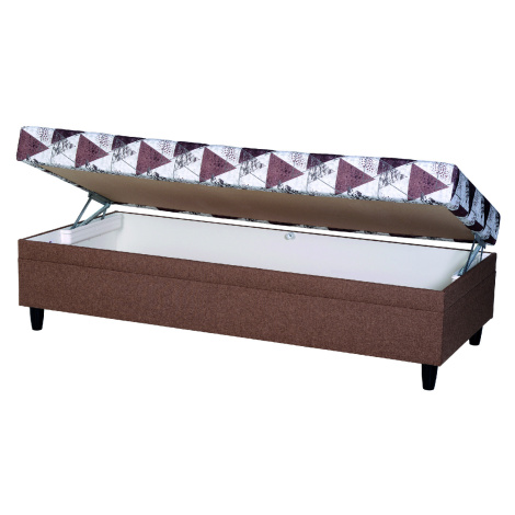 Čalouněná postel NEO s úložným prostorem a matrací Rozměr: 90x200 cm, Potahová látka: Letto88