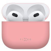 FIXED Silky ultratenké silikonové pouzdro Apple Airpods 3 růžové