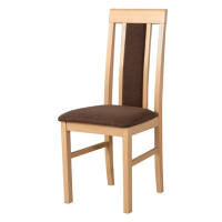 Jídelní židle NILA 2 NEW dub sonoma/hnědá