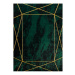 Kusový koberec Emerald 1022 green and gold 200x290 cm