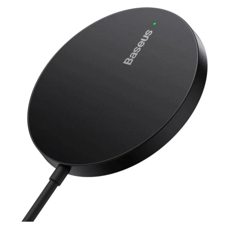 Baseus Bezdrátová nabíječka do sítě Simple Mini3 15W USB-C černá