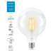 LED Žárovka WiZ Tunable White Filament 8718699786717 E27 G125 6,7-60W 806lm 2700-6500K, stmívate