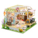 2Kids Toys Miniatura domečku kočičí kavárny se zahrádkou CATCOFFEE vícebarevná