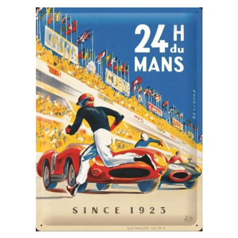 Plechová cedule 24h du Mans - Racing Poster, 30 × 40 cm POSTERSHOP