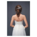 Fotografie Bridal fashion. Brunette bride view from the back., different_nata, 26.7 × 40 cm