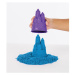 Kinetic sand krabice tekutého písku s podložkou modrá