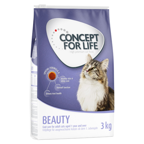 Concept for Life granule, 9 / 10 kg za skvělou cenu - Beauty Adult - Vylepšená receptura! (3 x 3