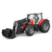 Bruder Traktor MASSEY FERGUSON 7624 s čelním nakladačem