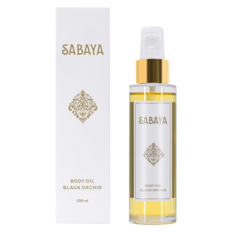 Sabaya Tělový olej Černá orchidej, 100 ml