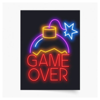 Plakát, Gaming: Game Over Bomb, 20x30