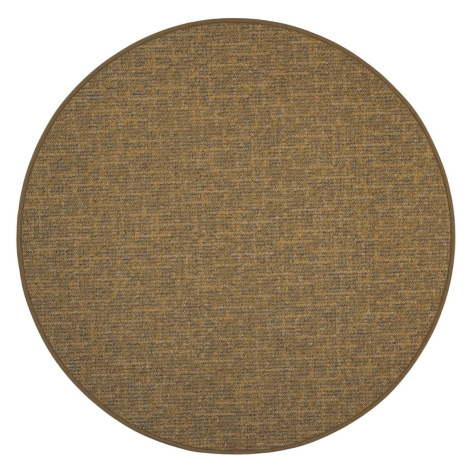Vopi koberce Kusový koberec Alassio zlatohnědý kruh - 160x160 (průměr) kruh cm