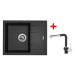 Sinks Linea 600 Metalblack + Mix 3 P GR