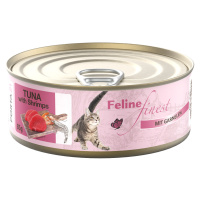 Výhodné balení Feline Finest 24 x 85 g - tuňák s krevetami