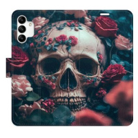 iSaprio flip pouzdro Skull in Roses 02 pro Samsung Galaxy A04s