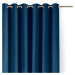 Modrý sametový dimout závěs 140x300 cm Velto – Filumi