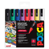 Akrylové popisovače POSCA, PC-5M - 8 základních barev