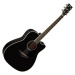 Yamaha FGX830C Black Elektroakustická kytara Dreadnought