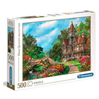 Clementoni - Puzzle 500 Old waterway cottage