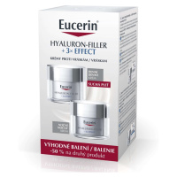 Eucerin Hyaluron-Filler Denní krém SPF 15 pro suchou pleť 50 ml a Noční krém 50 ml s 3x Effect P