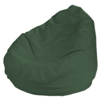 Dekoria Náhradní potah na sedací vak, Forest Green - zelená, pro sedací vak Ø50 x 85 cm, Cotton 