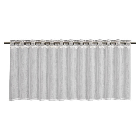 Sehlbach Vitrážová záclona, bílá, 135 x 45 cm