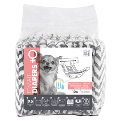 M-Pets Jednorázové pleny pro feny XS 10 ks