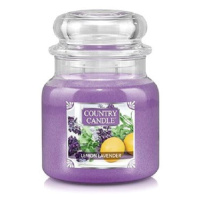 Country Candle Svíčka ve skleněné dóze, Citronová levandule, 453 g