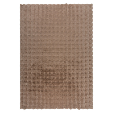 Kusový koberec Waffle Faux Fur Taupe 160x230 cm Flair Rugs