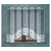 Dekorační žakárová záclona s řasící páskou DONKA 120 bílá 300x120 cm MyBestHome