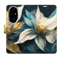 iSaprio Flip pouzdro Gold Flowers pro Honor 200 Pro