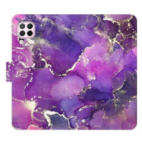 iSaprio flip pouzdro Purple Marble pro Huawei P40 Lite