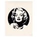 Obrazy na stěnu - Kontrastní portrét Marilyn Rozměr: 40x50 cm, Rámování: bez rámu a bez vypnutí 