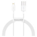 Kabel Baseus Superior Series Cable USB to Lightning, 2.4A, 1m (white) (6953156205413)