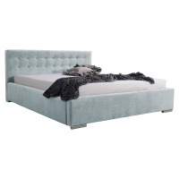 Eka Čalouněná postel Anastasia - Fresh 90x200 cm Barva látky - Fresh: Nebeská modrá (33), Úložný