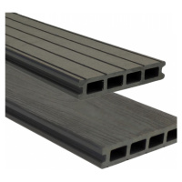 Gutta Guttadeck 3D dark grey, 140 x 25 x 4000 mm