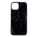 TopQ Kryt Marble iPhone 14 pevný Smoky Black 110476