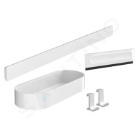 Hansgrohe 27967700 - Set koupelnových doplňků, matná bílá