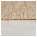 Flair Rugs koberce Kusový koberec Levi Chenille Jute Natural - 80x150 cm