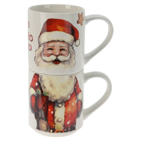 2dílná sada hrnků Santa, 265 ml, porcelán