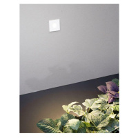 NOVA LUCE venkovní zapuštěné svítidlo do zdi PASSAGGIO bílý hliník LED 1W 3000K 3V IP54 délka ka