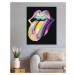 Diamantové malování - POP-ART IKONA ROLLING STONES Rozměr: 40x50 cm, Rámování: vypnuté plátno na