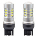 AMIO LED žárovka 1156 CAN-BUS 24x SMD 3030 T20 7440 w21w 12V/24V bílá 5600k, sada 2 ks