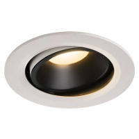 SLV BIG WHITE NUMINOS MOVE DL L vnitřní LED zápustné stropní svítidlo bílá/černá 3000 K 55° otoč