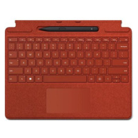 Microsoft Surface Pro 10/Pro 8/Pro 9 Signature Keyboard + Pen Poppy Red CZ/SK