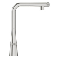 Dřezová baterie Grohe Zedra SmartControl s otočným raménkem supersteel 31593DC2