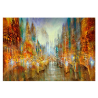 Ilustrace City of lights, Annette Schmucker, 40x26.7 cm