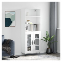 vidaXL Skříň highboard bílá 69,5 x 34 x 180 cm kompozitní dřevo